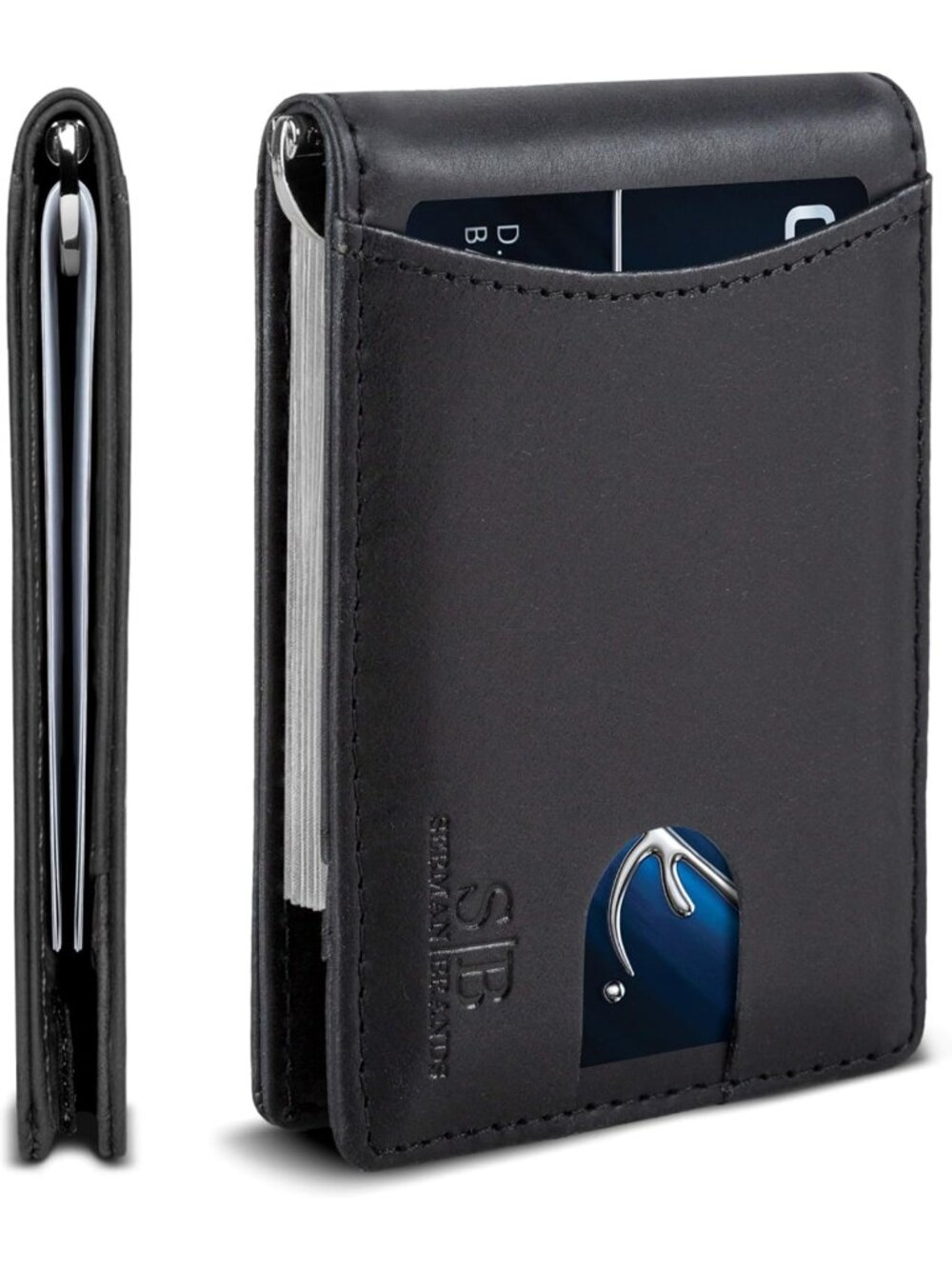 Slim RFID Blocking Leather Bifold Wallet for Men | Minimalist Front Pocket